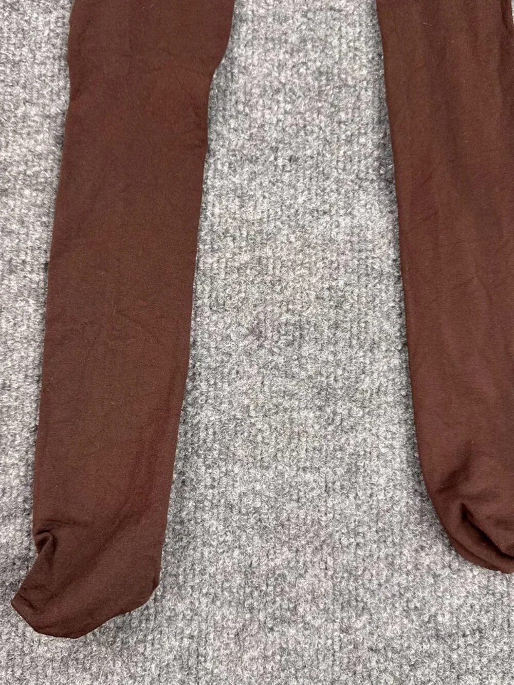 George Girls Brown Tights Size 4 Knit in USA Assembled in Honduras